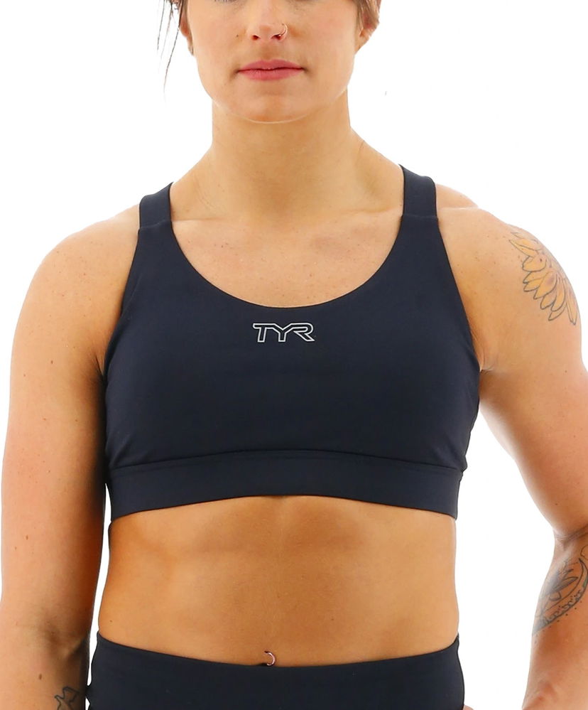 Сутиен TYR TYR Sol Crisscross Sports Bra Черно | fgpso3a-001