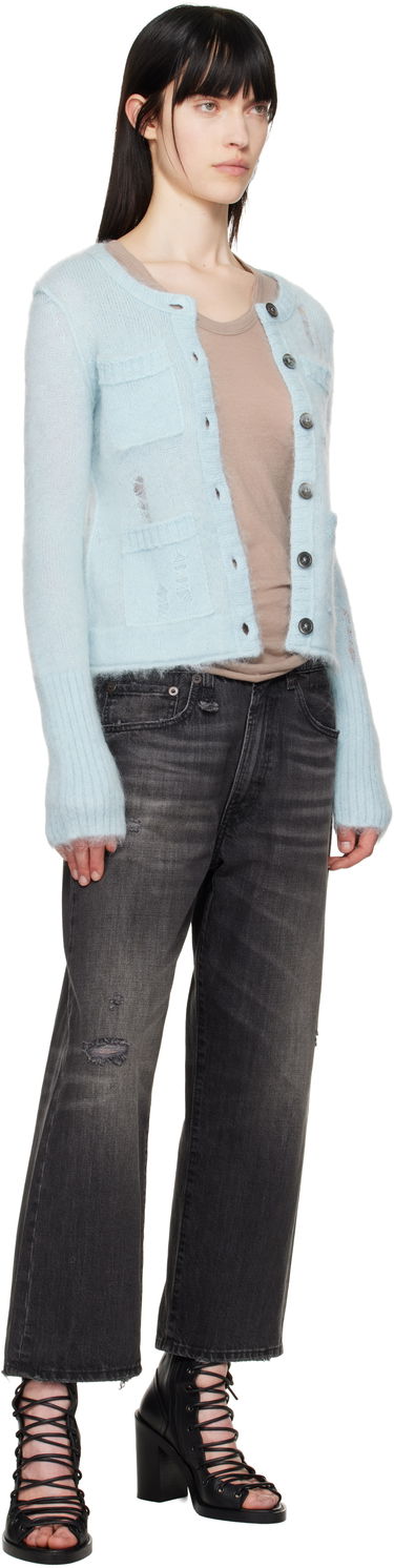 Дънки R13 R13 X-Boyfriend Distressed Jeans Черно | R13WD211-D284A, 3