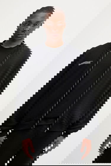 Яке бомбър PANGAIA Midweight Bomber Jacket Черно | 10002360, 0
