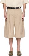 Lemaire Maxi Pleated Bermuda Shorts