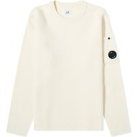 Пуловер C.P. Company Lens Lambswool Crew Knit "Gauze White" Бежово | 15CMKN093A-005504A-103, 1