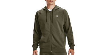 Суитчър Under Armour Rival Cotton Full-Zip Hoodie Зелено | 1357106-390, 1