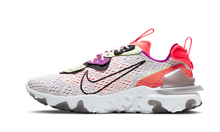 Кецове и обувки Nike React Vision ''White Laser Crimson'' GS Бяло | CD6888-102, 0