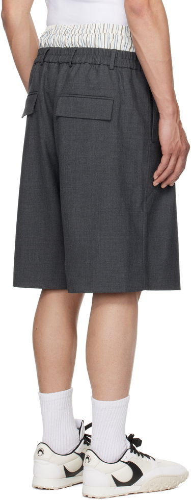 Къси панталони Marine Serre Marine Serre Regenerated Tailoring Shorts Сиво | MSH010A DWOV0057, 2