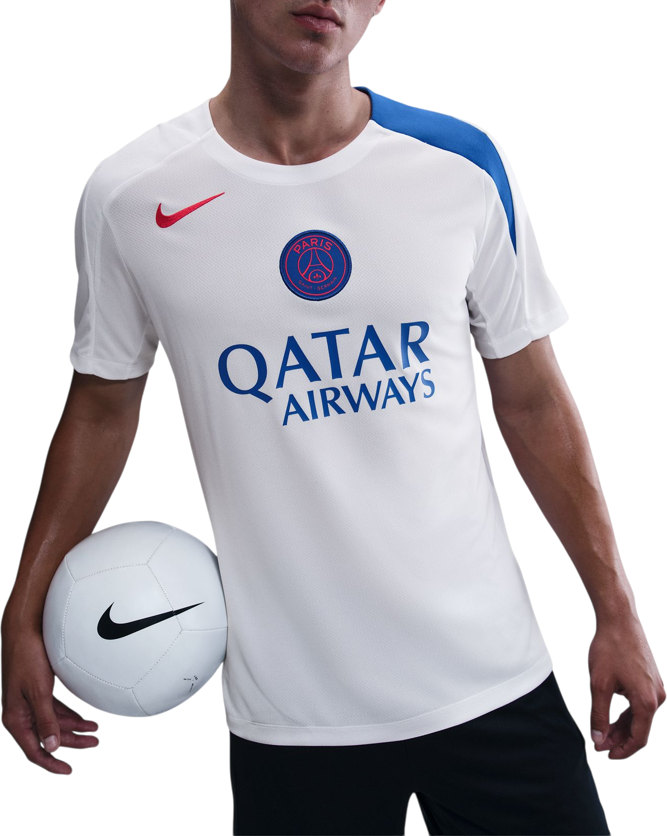 Фланелка Nike Dri-FIT Total 90 Paris Saint-Germain Strike Knit Soccer Top Бяло | hm3345-101, 0