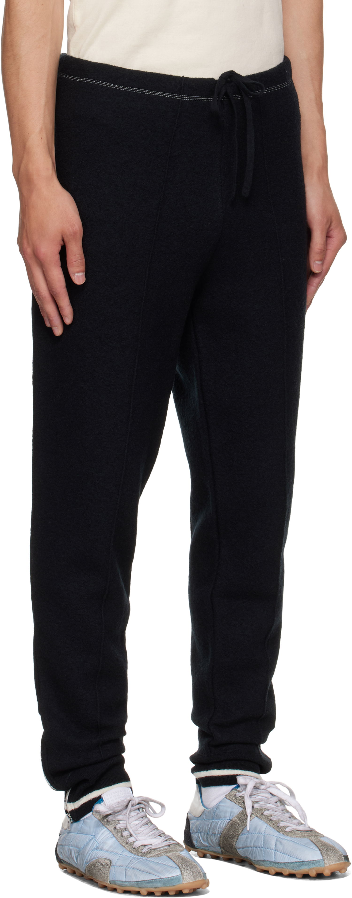 Спортни панталони Maison Margiela Maison Margiela Wool Track Pants Черно | S50KA0683 M13148, 1