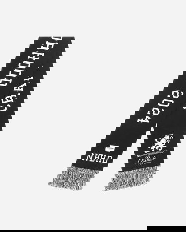 Шал Neighborhood Knitted Logo Scarf Черно | 24213NH-AC01 BK, 2