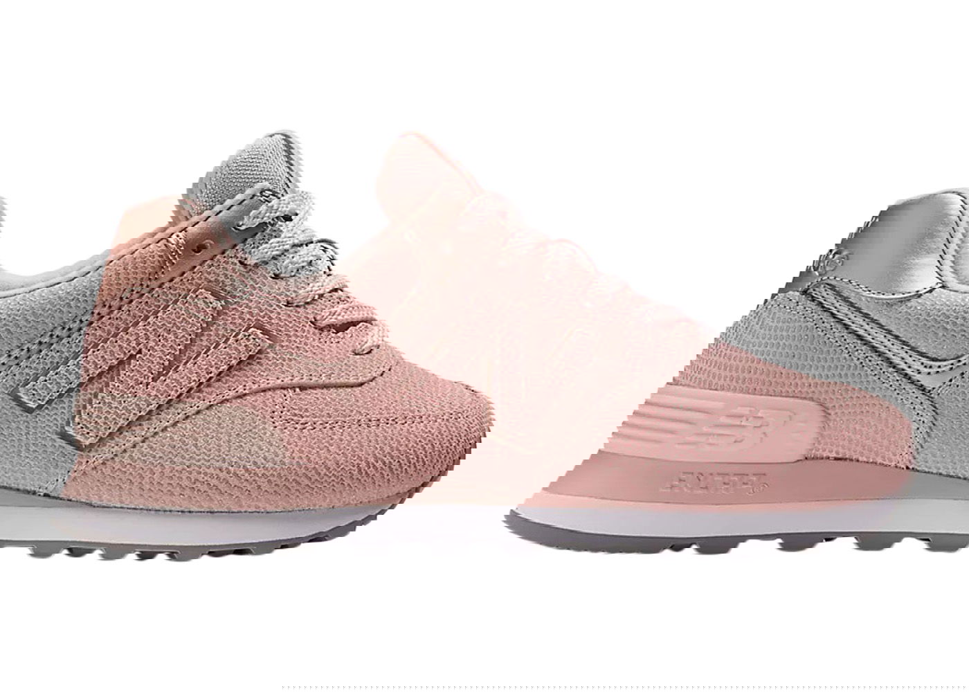 Кецове и обувки New Balance 574 Snakeskin Розово | WL574NK2, 0
