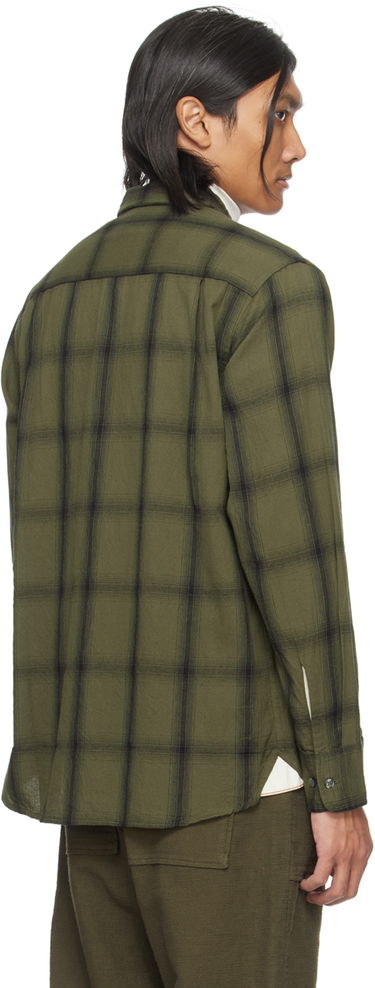 Риза Universal Works Universal Works Square Pocket Shirt Зелено | P2927, 2