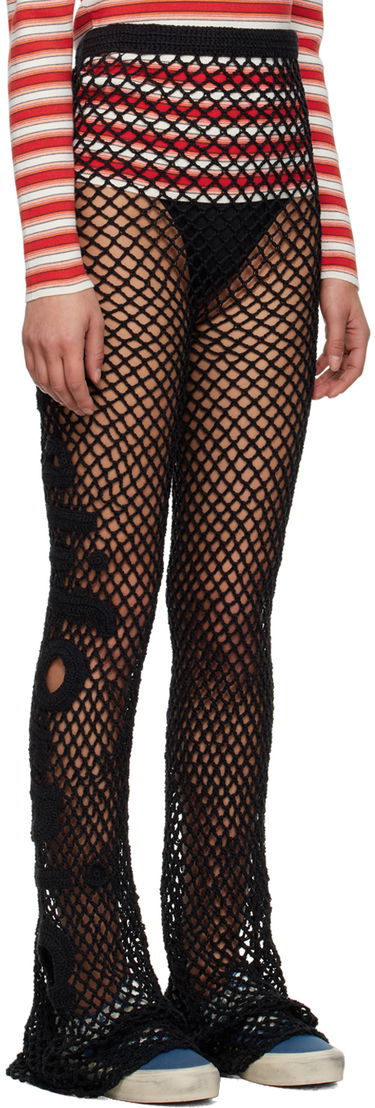 Клинове ERL Sheer Crochet Leggings Черно | ERL06P103, 1