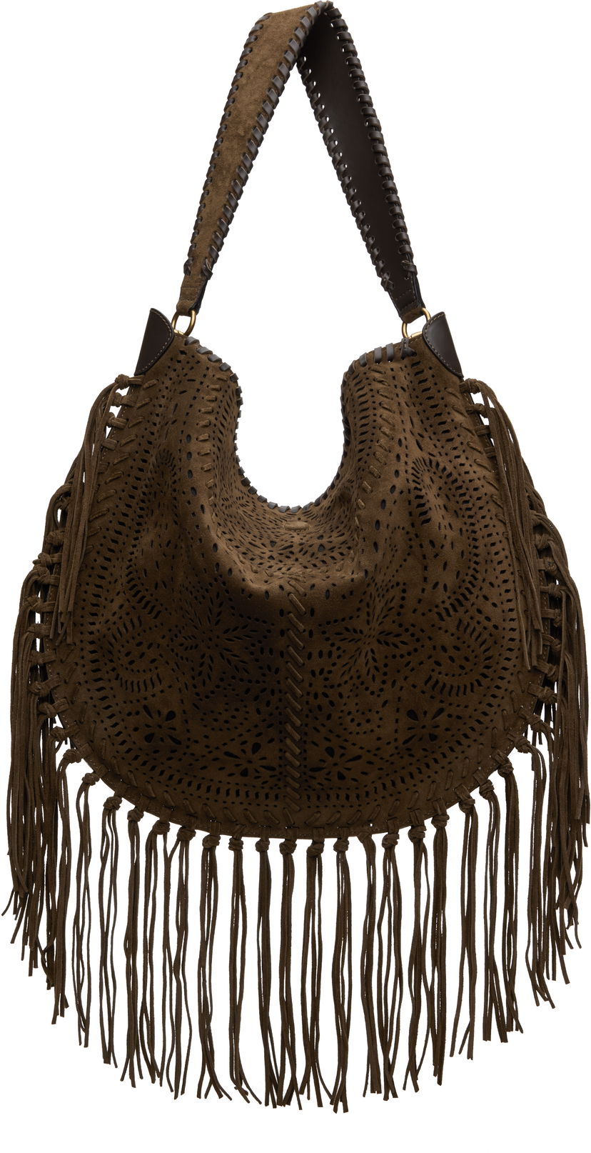 Чанта през рамо ISABEL MARANT Shoulder Bag Oskan Soft Кафяво | PP0200FC-B4C08M