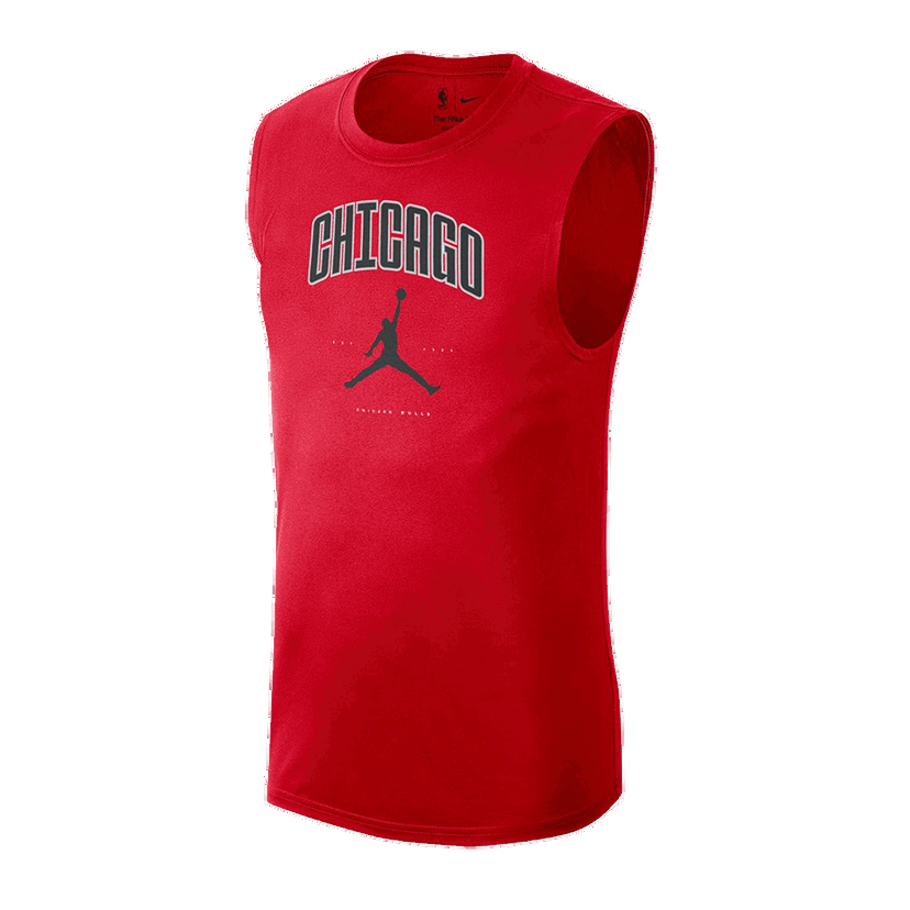 Потник Nike Jordan Chicago Bulls NBA Cities Sleeveless T-Shirt Червено | HV4737-657
