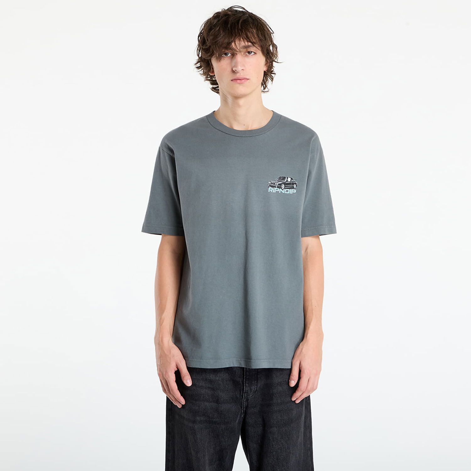 Тениска RIPNDIP RIPNDIP Vroom Vroom T-Shirt Сиво | RNDFALL25137, 0