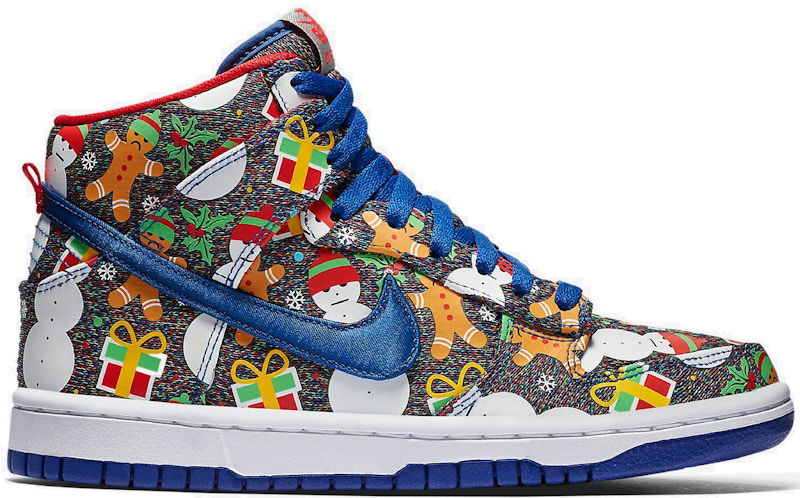 Кецове и обувки Nike SB SB Dunk High Concepts Ugly Christmas Sweater (2017) Многоцветен | AO1559-446, 0