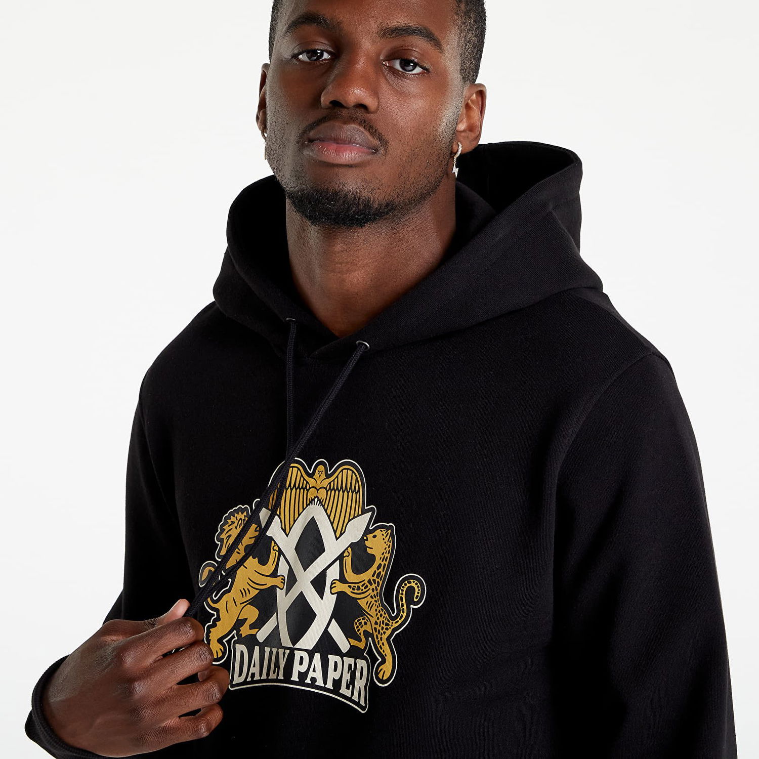 Суитчър DAILY PAPER Nakato Hoodie Черно | 2221073, 1