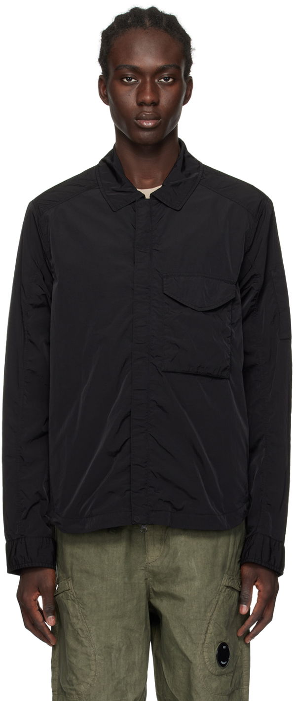 Яке C.P. Company Zip Jacket Черно | 15CMOS041A-005904G, 0
