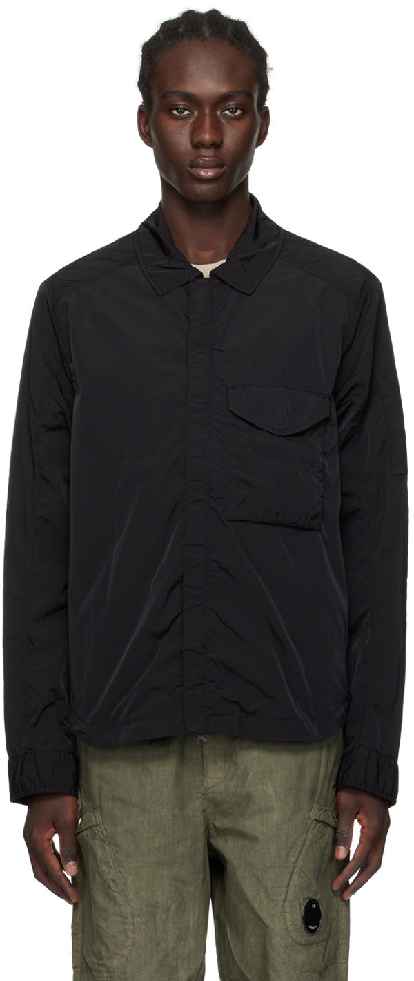 Яке C.P. Company Zip Jacket Черно | 15CMOS041A-005904G