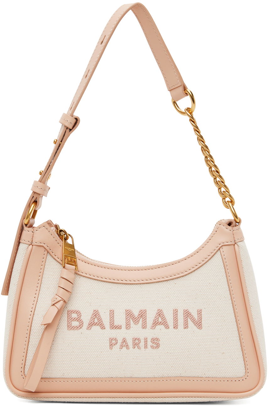 Чанта през рамо Balmain B-Army Bag "Off-White" Бежово | CN1BT743TCTO, 0