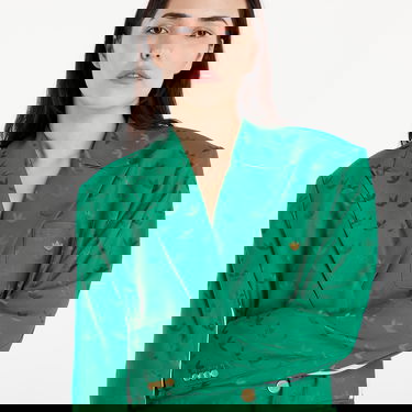 Яке adidas Originals Premium Woven Jaquard Blazer Green Зелено | IX0944, 1
