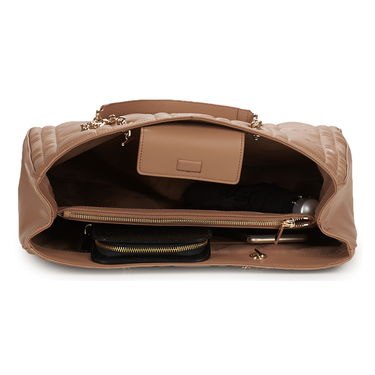 Голяма пазарска чанта CALVIN KLEIN RE-LOCK QUILT TOTE W/LPT CMPT Оранжево
 | K60K609880-RBC, 4