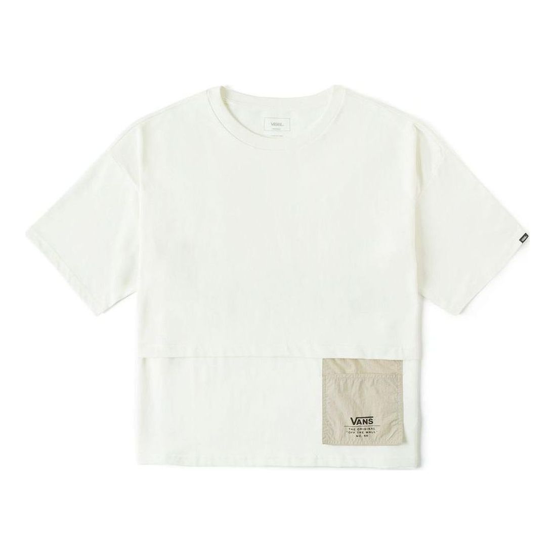 Тениска Vans Pocket Short-Sleeve T-Shirt Бяло | VN000GRTFS8, 0