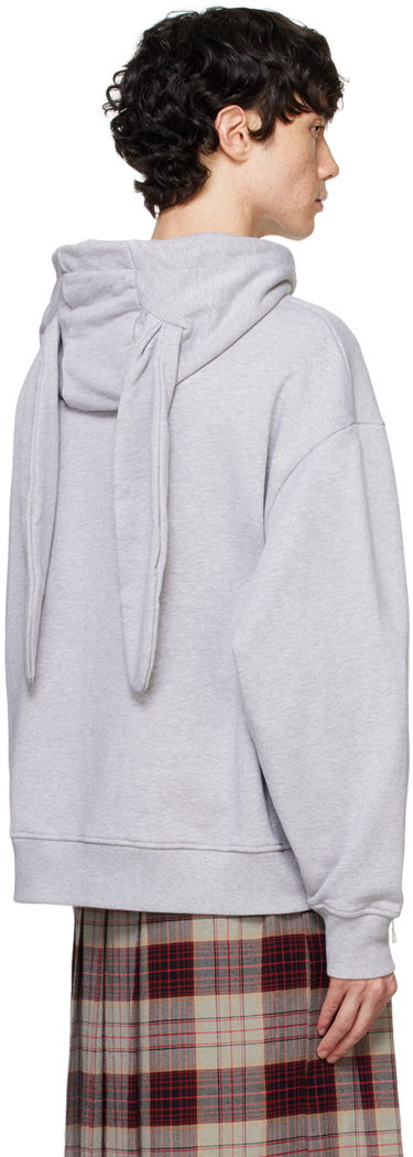 Суитчър Charles Jeffrey Loverboy Charles Jeffrey LOVERBOY Knit Patchwork Hoodie Сиво | 41100301, 2
