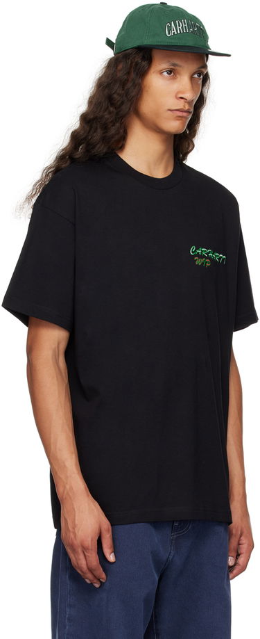Тениска Carhartt WIP Gelato Logo-Print T-Shirt Бяло | I033668, 4
