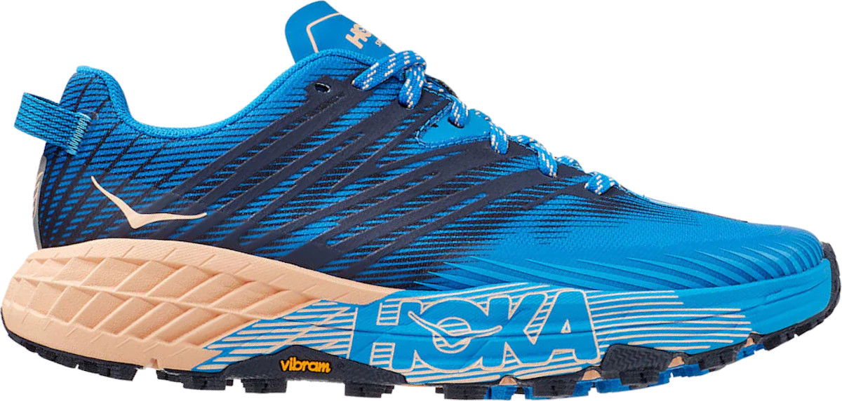 Кецове и обувки Hoka One One Speedgoat 4 W Синьо | 1106527-fibba, 0