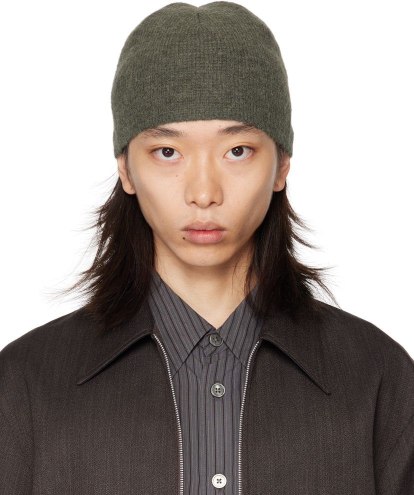 Шапка OUR LEGACY OUR LEGACY Alpaca Beanie Зелено | A4258BMG