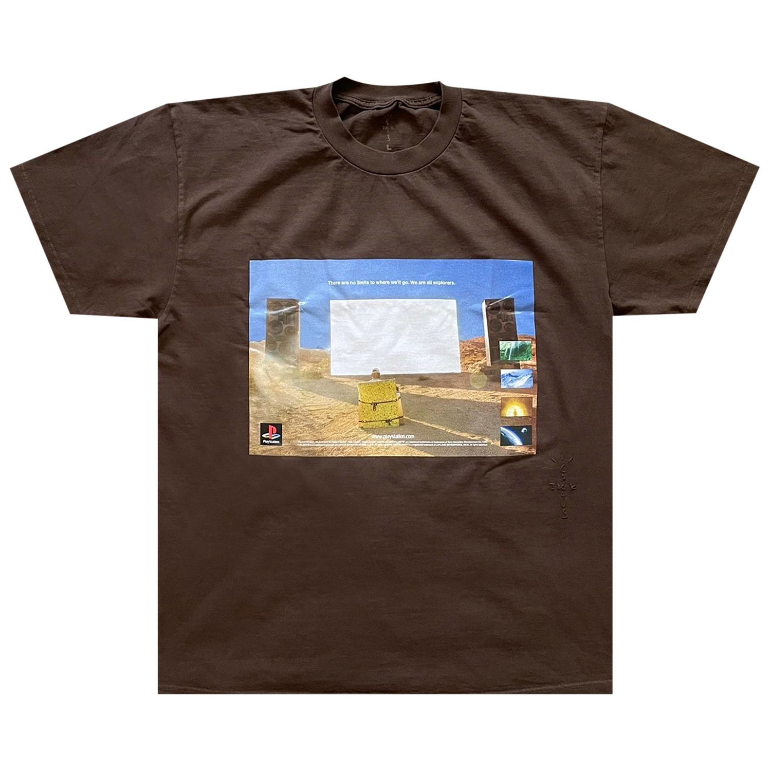 Тениска Cactus Jack by Travis Scott Monolith Day T-Shirt Кафяво | CJPS SS03 BROW, 1