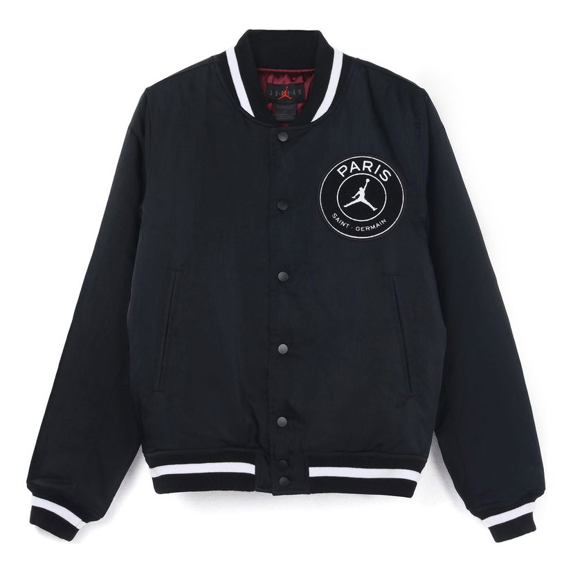 Яке бомбър Jordan Jordan Paris Saint-Germain Sports Jacket Черно | CK9666-010