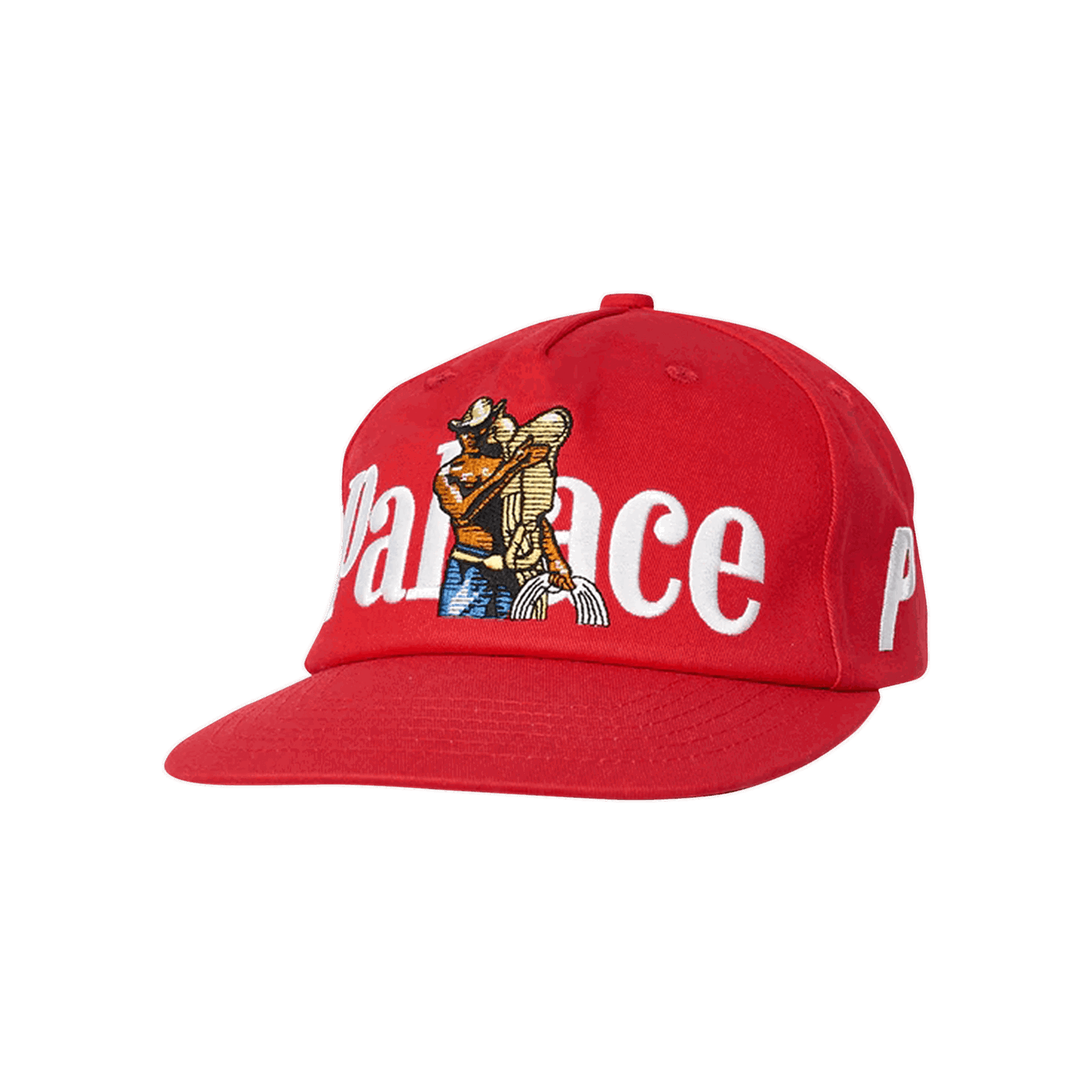 Шапка с козирка Palace Howdy Cap Червено | P22H219, 0