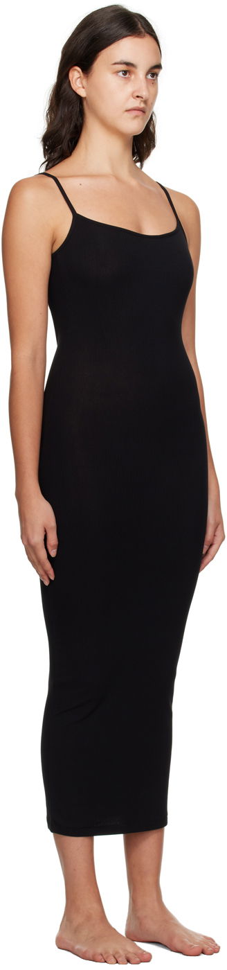 Pокля SKIMS SKIMS Soft Lounge Backless Maxi Dress Черно | DR-MAX-3489, 1