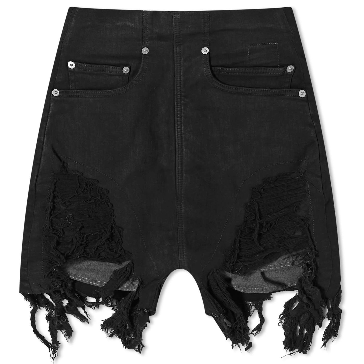 Къси панталони Rick Owens Cutoff Denim Черно | DS01D1313-SBBFR-09, 0