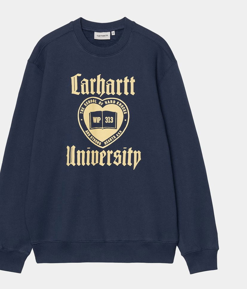 Суитчър Carhartt WIP WIP Schooling Sweatshirt Тъмно синьо | I035642_4