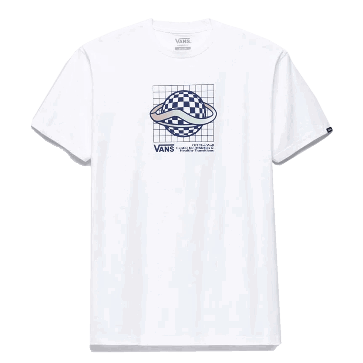 Тениска Vans Micro Trails Short Sleeve T-Shirt Бяло | VN0007UVWHT, 0