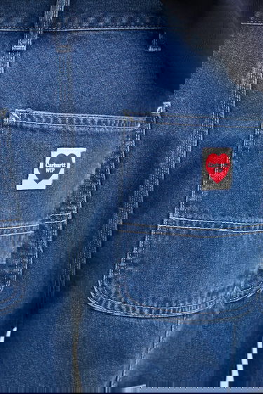 Дънки Carhartt WIP Carhartt WIP Single Knee Pant Синьо | I034864.106, 3