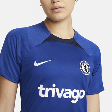 Фланелка Nike Chelsea F.C. Strike Dri-FIT Short-Sleeve Football Top Синьо | DM2795-496, 4