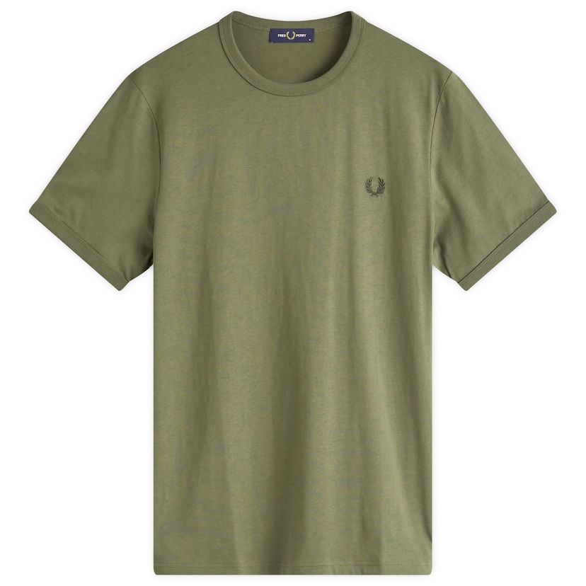 Тениска Fred Perry Ringer T-Shirt Зелено | M3519-X21