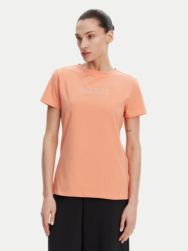 Тениска GUESS Guess Briana Short Sleeve T-Shirt Оранжево
 | V3BI11J1314-G6K7, 0