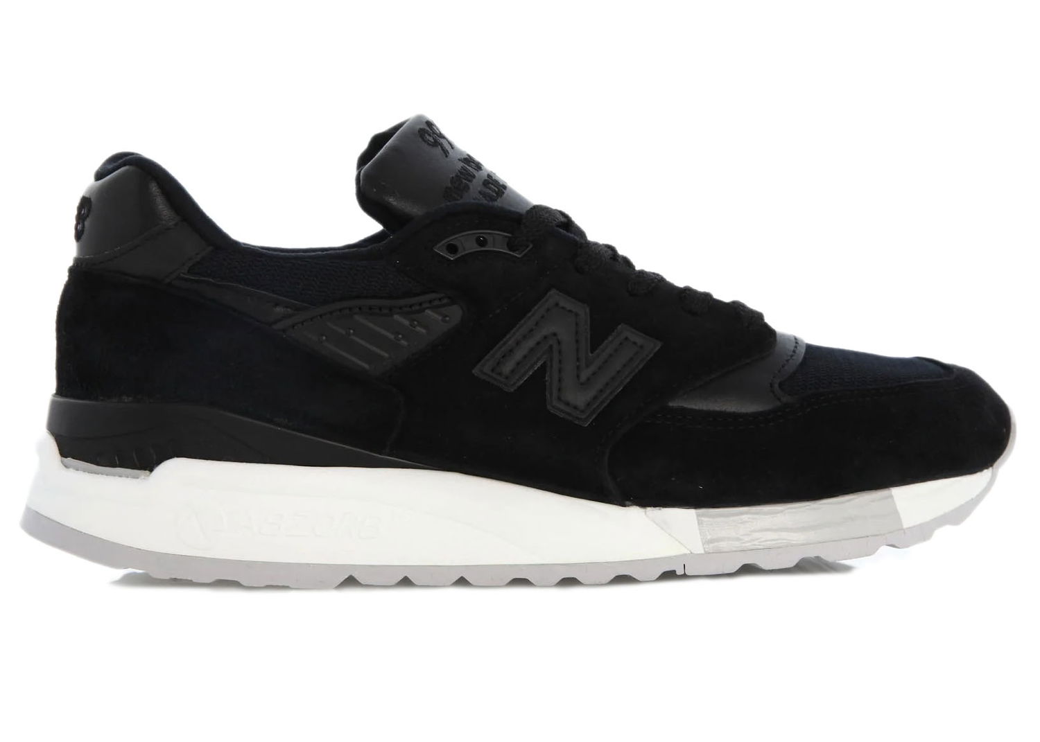 Кецове и обувки New Balance 998 MiUSA Black White Grey Черно | M998NJ, 0