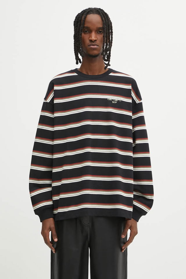 Striped Long-Sleeve Holm T-Shirt