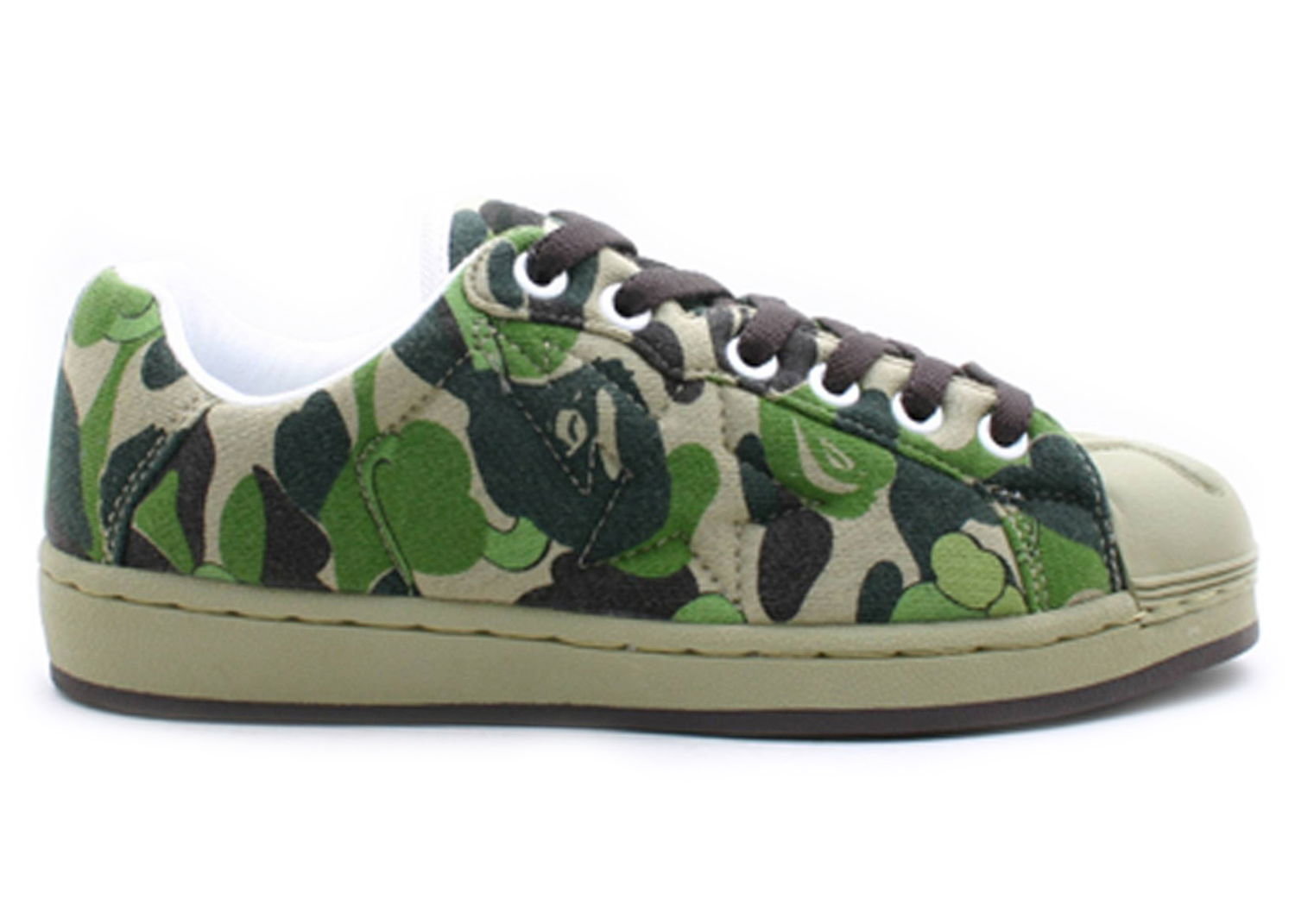 Кецове и обувки BAPE KAWS x A Bathing Ape Skull Sta "Green Camo" Зелено | FS-020 428, 0