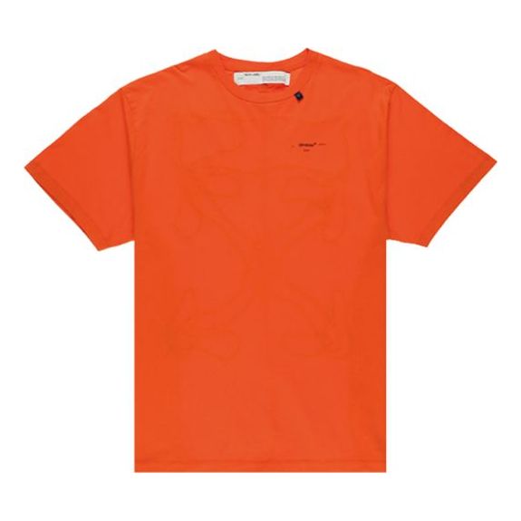 Тениска Off-White Abstract Arrows Embroidery Oversize T-Shirt Оранжево
 | OMAA038F191850111910