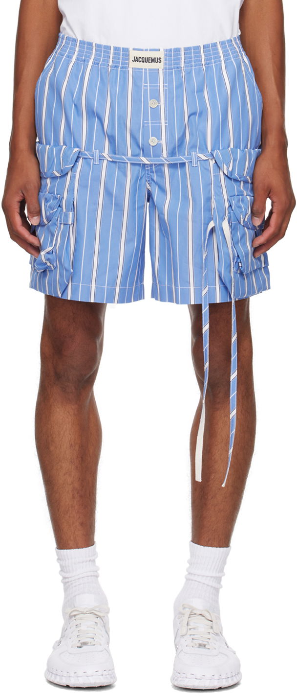 Къси панталони Jacquemus Le Chouchou 'Le Short Trivela' Shorts Синьо | 23H236PA058-1453, 0
