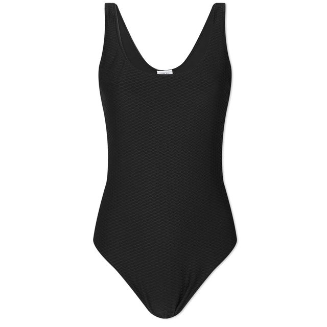 Black One Piece Swimsuit Size Large