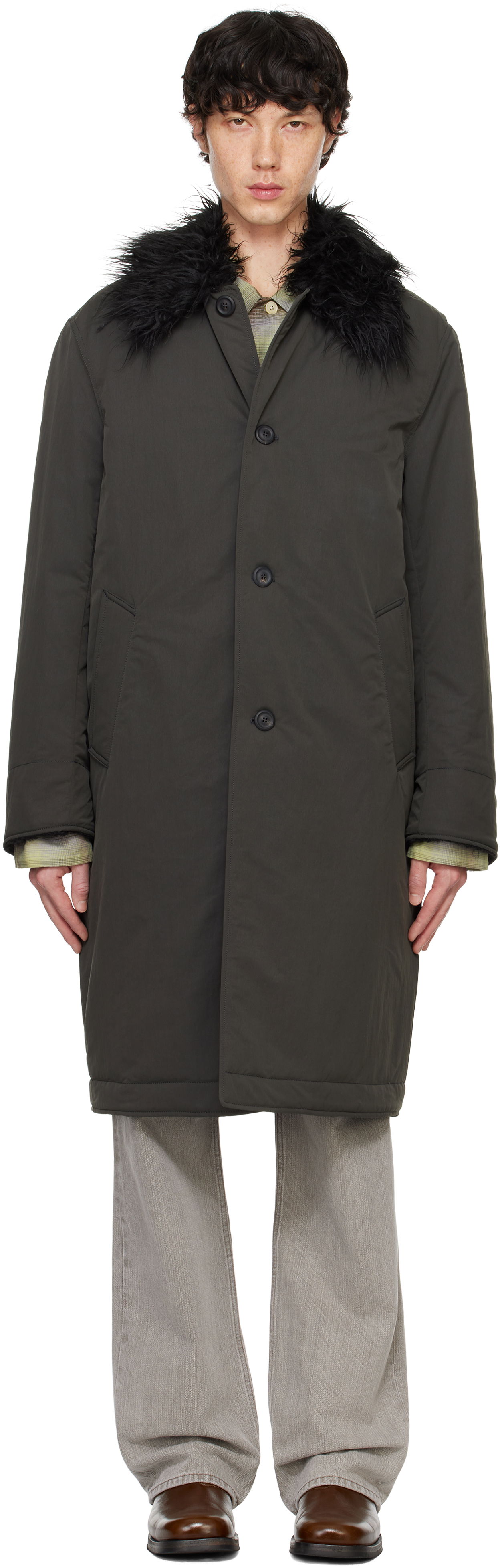 Парка OUR LEGACY Polar Coat Зелено | M4241PV, 0