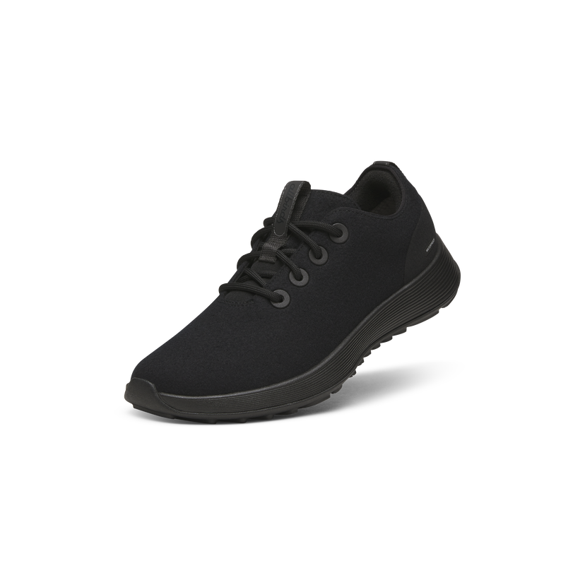 Кецове и обувки Allbirds Wool Runner NZ Comfortable Walking Water-Repellent Черно | A12019M