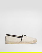Dolce & Gabbana Salt&pepper And Nappa Espadrilles