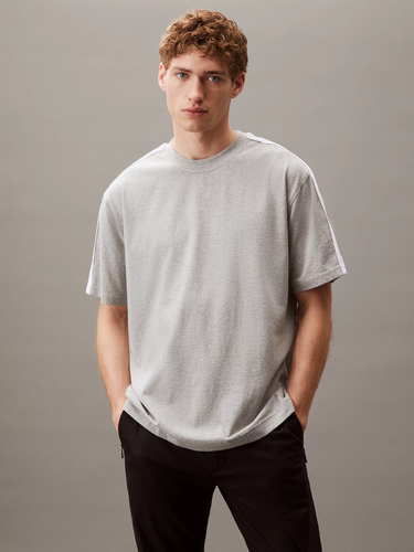 Тениска CALVIN KLEIN Calvin Klein Performance Tape Short Sleeve T-Shirt Сиво | LVGMS5K177-P74, 0